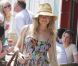 Sienna Miller, enceinte, en mai 2012 à Londres