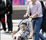 Jason Bateman, son épouse Amanda Anka, et leur fille Francesca