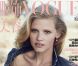 Lara Stone en couverture du magazine Vogue China de juillet 2012.