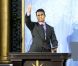 Tom Cruise à Madrid lors de l'ouverture d'une nouvelle église de la scientologie en 2004
