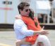 Tom Cruise et sa fille Suri le 18 juillet 2012 à New York pour un petit tour en hélicoptère
