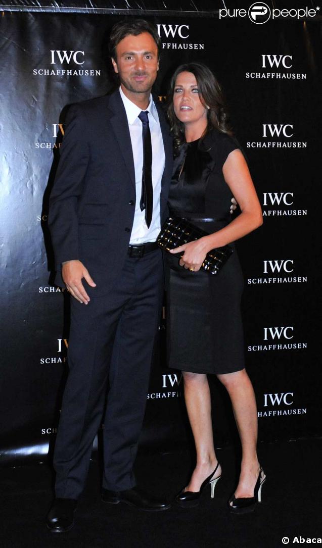 Christophe Dugarry et sa femme