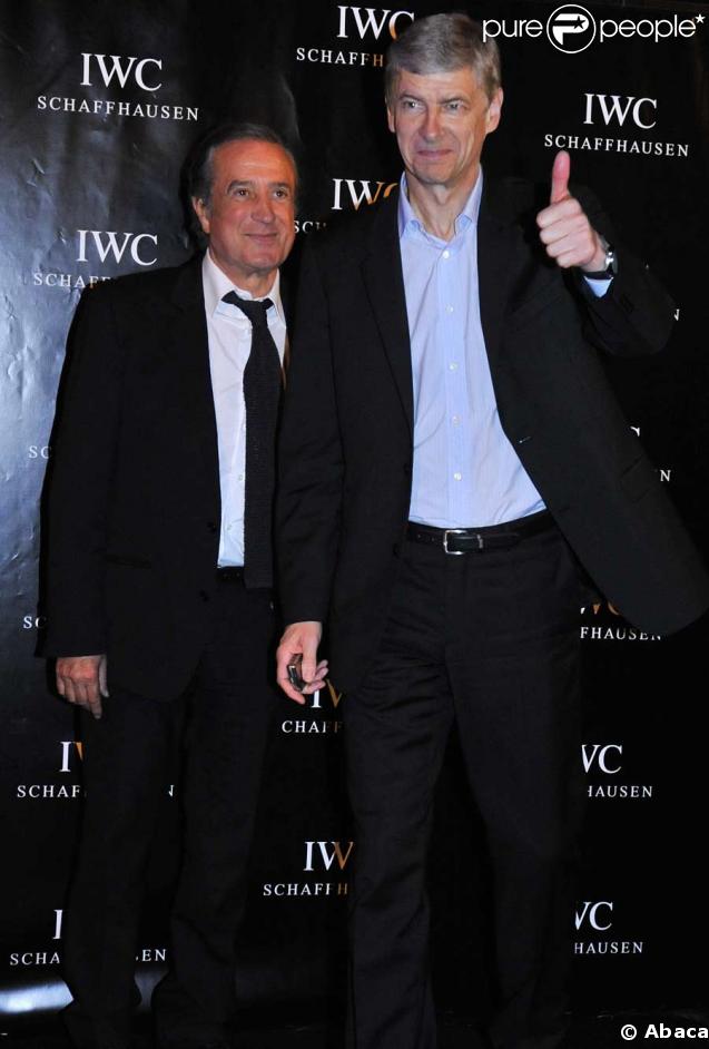 Charles Villeneuve et Arsène Wenger