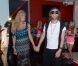 Cathy et David Guetta inaugurent le F*** Me I'm Famous Lounge Club au coeur de l'aéroport d'Ibiza, le 17 juillet 2012.