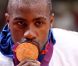 Teddy Riner savoure avec sa famille, ses fans et ses amis son titre olympique obtenu lors des Jeux olympiques de Londres le 3 août 2012