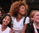 Teddy Riner savoure avec sa famille, ses fans et ses amis son titre olympique obtenu lors des Jeux olympiques de Londres le 3 août 2012