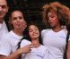 Teddy Riner savoure avec sa famille, ses fans et ses amis son titre olympique obtenu lors des Jeux olympiques de Londres le 3 août 2012