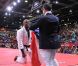 Teddy Riner savoure avec sa famille, ses fans et ses amis son titre olympique obtenu lors des Jeux olympiques de Londres le 3 août 2012