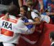 Teddy Riner savoure avec sa famille, ses fans et ses amis son titre olympique obtenu lors des Jeux olympiques de Londres le 3 août 2012