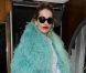 Rita Ora quitte les studios de la station Radio 1 où elle effectuait une petite performance live. Londres, le 10 août 2012.