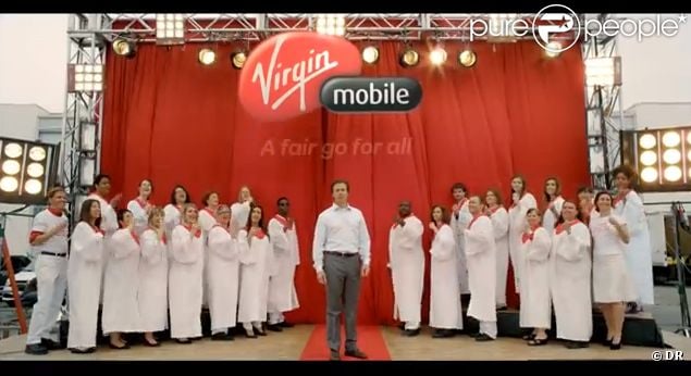 Doug Pitt dans la pub Virgin Mobile Australia - août 2012