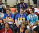 Le prince Carl Philip de Suède et son beau-frère le prince Daniel lors des Jeux olympiques de Londres 2012.