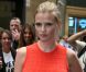 Lara Stone à son arrivée au défilé Calvin Klein lors de la Fashion Week de New York. Le 15 septembre 2011.