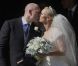 Zara Phillips et Mike Tindall lors de leur mariage le 30 juillet 2011 à Edimbourg.