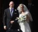 Zara Phillips et Mike Tindall lors de leur mariage le 30 juillet 2011 à Edimbourg.