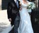 Zara Phillips et Mike Tindall lors de leur mariage le 30 juillet 2011 à Edimbourg.