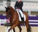 Zara Phillips sur High Kingdom lors des JO de Londres 2012, où elle a décroché la médaille d'argent du concours complet par équipes.