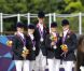 Zara Phillips médaillée d'argent du concours complet par équipes aux JO de Londres le 31 juillet 2012