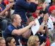 Mike Tindall a été dans les gradins de Greenwich Park le supporter numéro un de sa femme Zara Phillips lors des Jo de Londres 2012, où elle a décroché sur High Kingdom la médaille d'argent du concours complet par équipes.