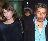 Lou Doillon en septembre 2011 à Paris, et Serge Gainsbourg en septembre 1987, toujours à Paris.
