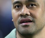 Jonah Lomu lors du match France - Nouvelle-Zélande au Stade Vélodrome à Marseille le 28 novembre 2009
