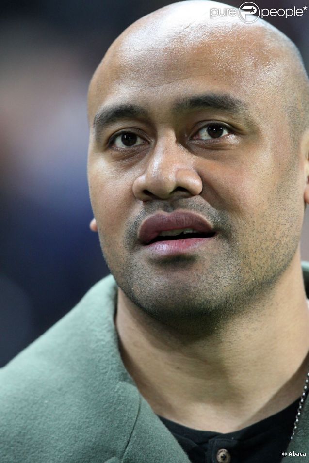 Jonah Lomu lors du match France - Nouvelle-Zélande au Stade Vélodrome à Marseille le 28 novembre 2009