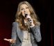 Céline Dion en conférence de presse à Las Vegas, le 15 mars 2011.