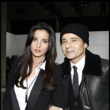 Jean-Luc Delarue et Anissa Khel, en janvier 2012 à Paris.