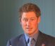  Image du prince Harry prononçant en août 2012 un message enregistré en vidéo pour les Jeux paralympiques de Londres. 