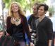 Blake Lively et Penn Badgley tournent la sixième saison de Gossip Girl à New York, le 28 août 2012