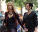 Blake Lively et Penn Badgley tournent la sixième saison de Gossip Girl à New York, le 28 août 2012