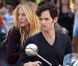 Les ex-amoureux Blake Lively et Penn Badgley tournent la sixième saison de Gossip Girl à New York, le 28 août 2012