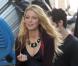 Blake Lively, séductrice, et Penn Badgley tournent la sixième saison de Gossip Girl à New York, le 28 août 2012