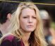 La blonde Blake Lively tourne la sixième saison de Gossip Girl à New York, le 28 août 2012