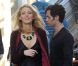 Blake Lively et Penn Badgley tournent la sixième saison de Gossip Girl à New York, le 28 août 2012