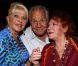 Massimo Gargia, Ivana Trump et Régine à l'occasion d'une soirée caritative pour l'association Les Puits du Désert, au domaine de Bertaud-Belieu, au coeur de presqu'île de Saint-Tropez, le 30 août 2012.