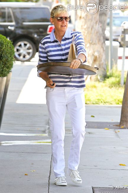 Ellen DeGeneres, le 30 août 2012 à Los Angeles. - photos Purepeople