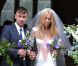 Lily Allen assiste au mariage de son amie, la top model Mary Charteris, à Gloucestershire, en Angleterre, le samedi 1er septembre 2012. - photos Purepeople