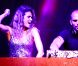  Clara Morgane : sexy et déchaînée auprès de son mari DJ Jey Didarko lors du concert "ON THE BEACH" à Liège, le 2 août 2012. 