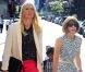 Maria Sharapova et Anna Wintour arrivent à la New York Public Library pour assister au défilé Victoria Beckham printemps-été 2013. New York, le 9 septembre 2013.