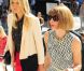 Maria Sharapova et Anna Wintour arrivent à la New York Public Library pour assister au défilé Victoria Beckham printemps-été 2013. New York, le 9 septembre 2013.