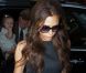 Victoria Beckham, créatrice star de la fashion week new-yorkaise, arrive à la New York Public Library avec son mari David Beckham et leur fille Harper pour son défilé printemps-été 2013. New York, le 9 septembre 2012.