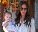  Victoria Beckham et sa fille Harper, ultra stylées à la sortie du restaurant Pastis à New York. Le 11 septembre 2012. 
