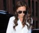 Victoria Beckham arrive aux studios Milk pour le défilé printemps-été 2013 de Victoria, Victoria Beckham. New York, le 11 septembre 2012.