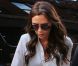 Victoria Beckham arrive aux studios Milk pour le défilé printemps-été 2013 de Victoria, Victoria Beckham. New York, le 11 septembre 2012.