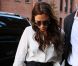 Victoria Beckham arrive aux studios Milk pour le défilé printemps-été 2013 de Victoria, Victoria Beckham. New York, le 11 septembre 2012.