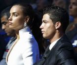 Cristiano Ronaldo et sa compagne Irina Shayk à Monaco le 30 août 2012