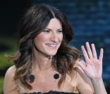 Laura Pausini lors de l'enregistrement de l'émission de télévision Che Tempo Che Fa à Milan le 8 janvier 2012 