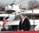 Le prince Albert II de Monaco à un salon du yacht en principauté le 19 septembre 2012
