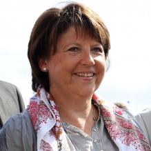 Martine Aubry à La Rochelle, le 24 août 2012.